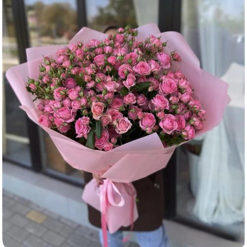 Кустовые розы PINK LOVE
